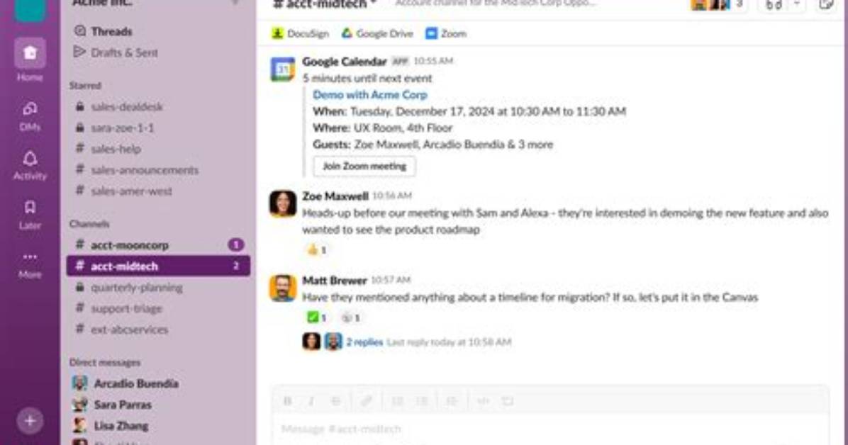 Which Database Slack Uses?