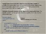 Which Enumerators Can Be Assigned?