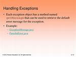 Which Exception Is Thrown by Parseint() Method?