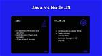 Which Is Better Java or Node Js?