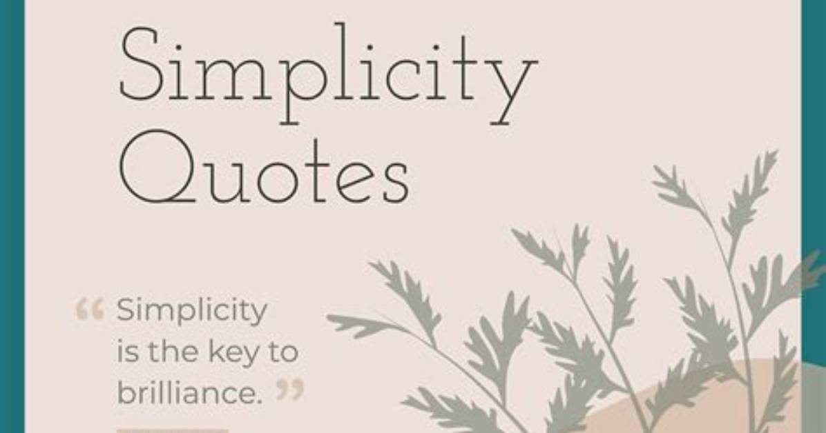 Which Is Called Simplicity?