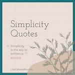 Which Is Called Simplicity?