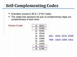 Which Is Self Complementing Code?