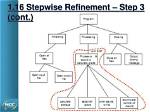 Which Is Stepwise Refinement?