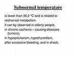 Which Is Subnormal Temperature?