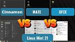 Which Linux Mint Cinnamon vs Mate vs Xfce?