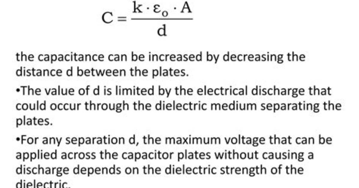 Which Medium Capacitance Is High?