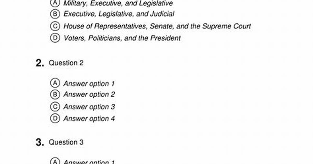 Which Multiple Choice Answer Is Most Common?