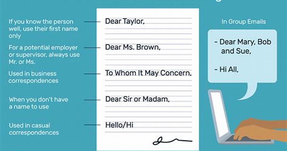 Which Salutation to Use?