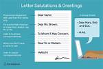 Which Salutation to Use?