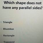 Which Shape Does Not Have Parallel Sides?