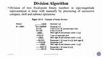 Which Shift Is Used in Division Algorithm?