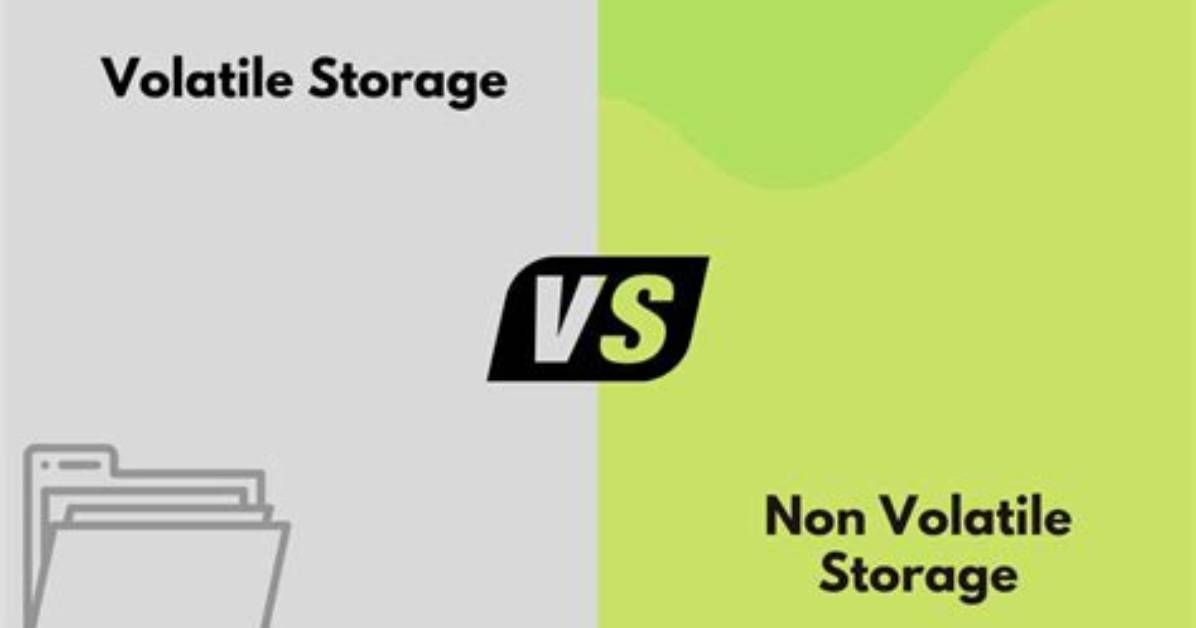 Which Storage Is Volatile