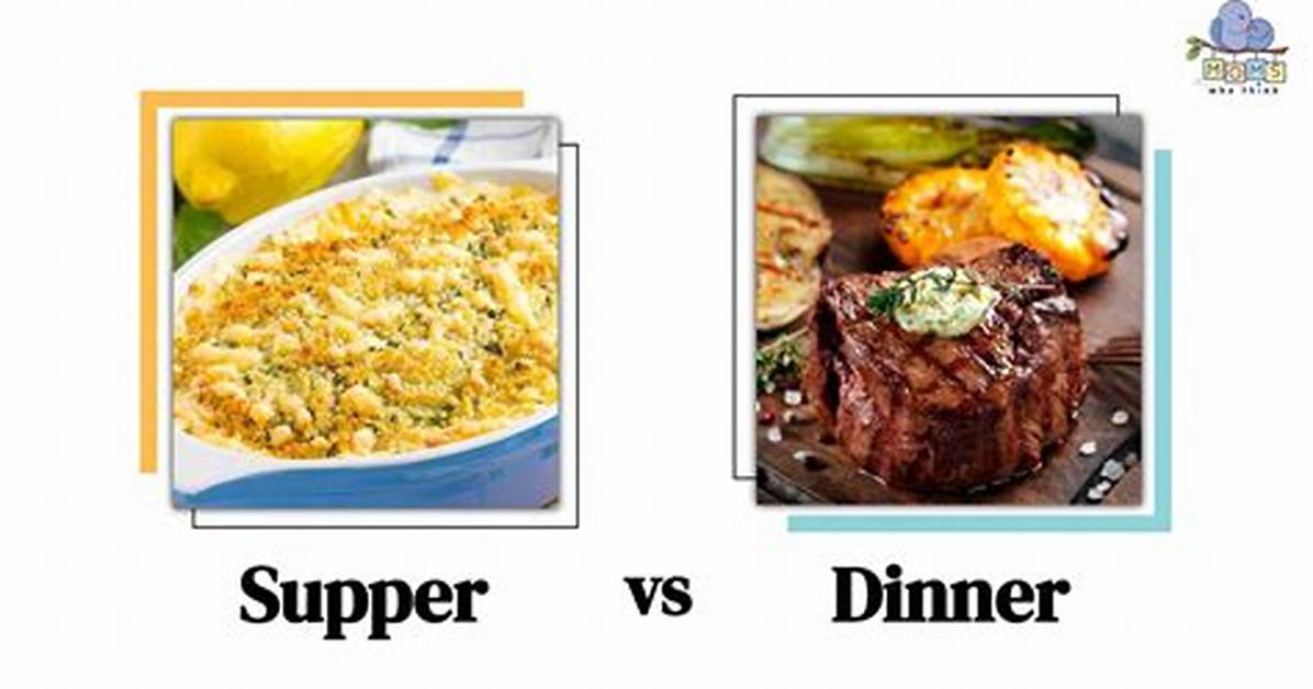 Which Supper to Use?