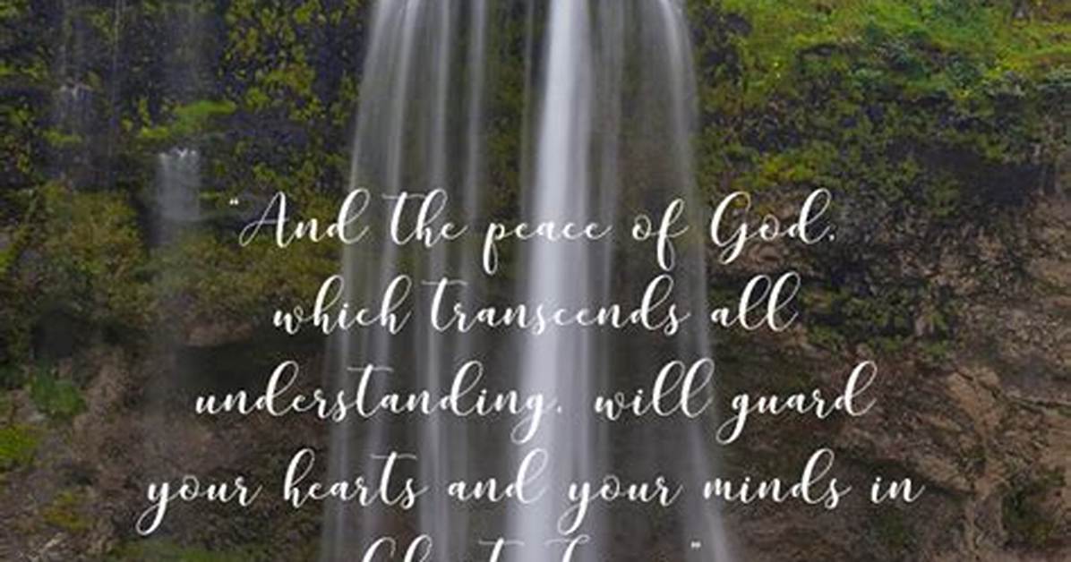 Which Transcends All Understanding?