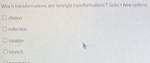 Which Transformations Are Nonrigid Transformations?