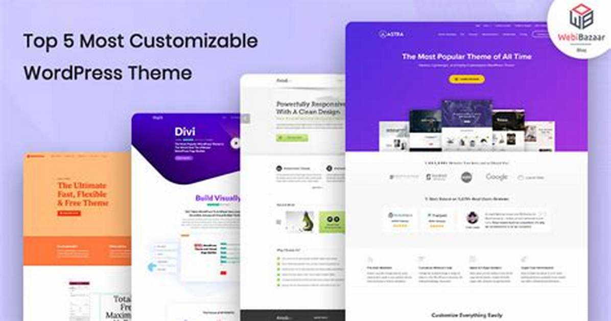 Which Wordpress Theme Is the Most Customizable?