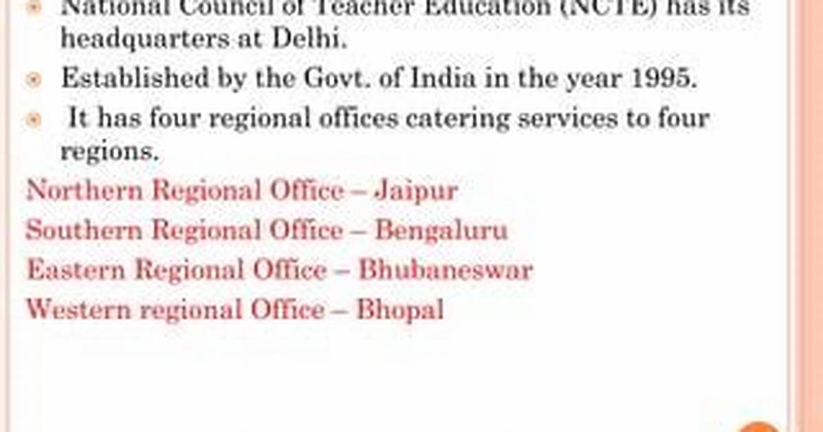 Which Year Ncte Established?