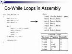 While, Do While, for Loops in Assembly Language (Emu8086)