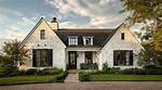 Whitewashed Brick House