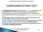 Who Developed Complementation Test?