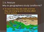 Who Do Geographers Study Landforms?