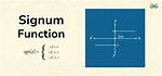 Who Is Signum Function?
