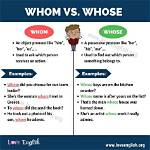 Who vs Whom Whose?