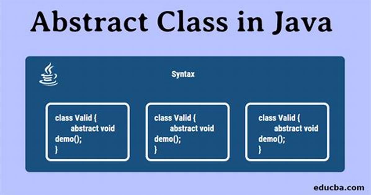 Why Abstract Class Have Constructor?