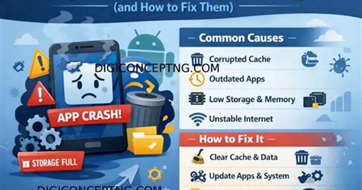 Why Android Apps Keep Crashing?