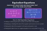 Why Are Equations Equivalent?