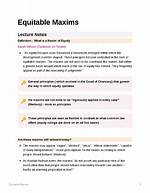 Why Are Equitable Maxims Important?