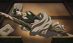 Why Bertholdt Sleeping Position?