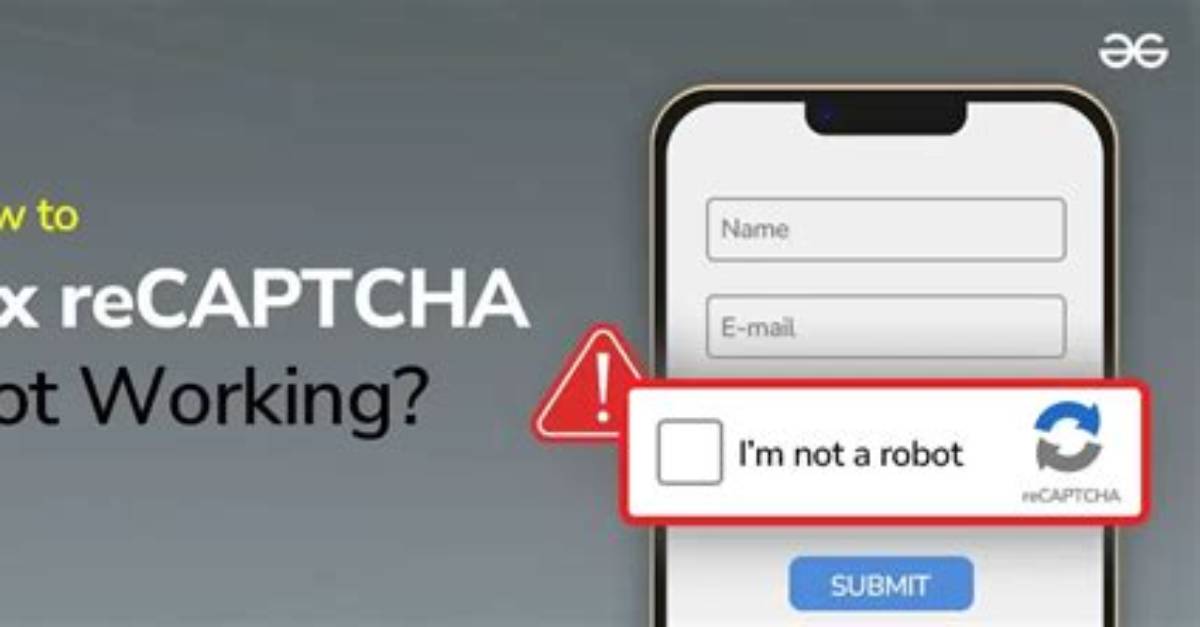 Why Captcha Is Not Working?