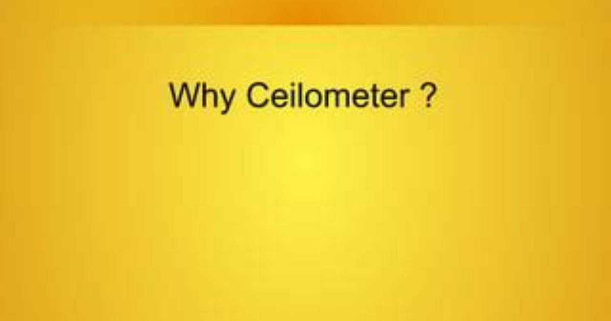 Why Ceilometer Is Important?