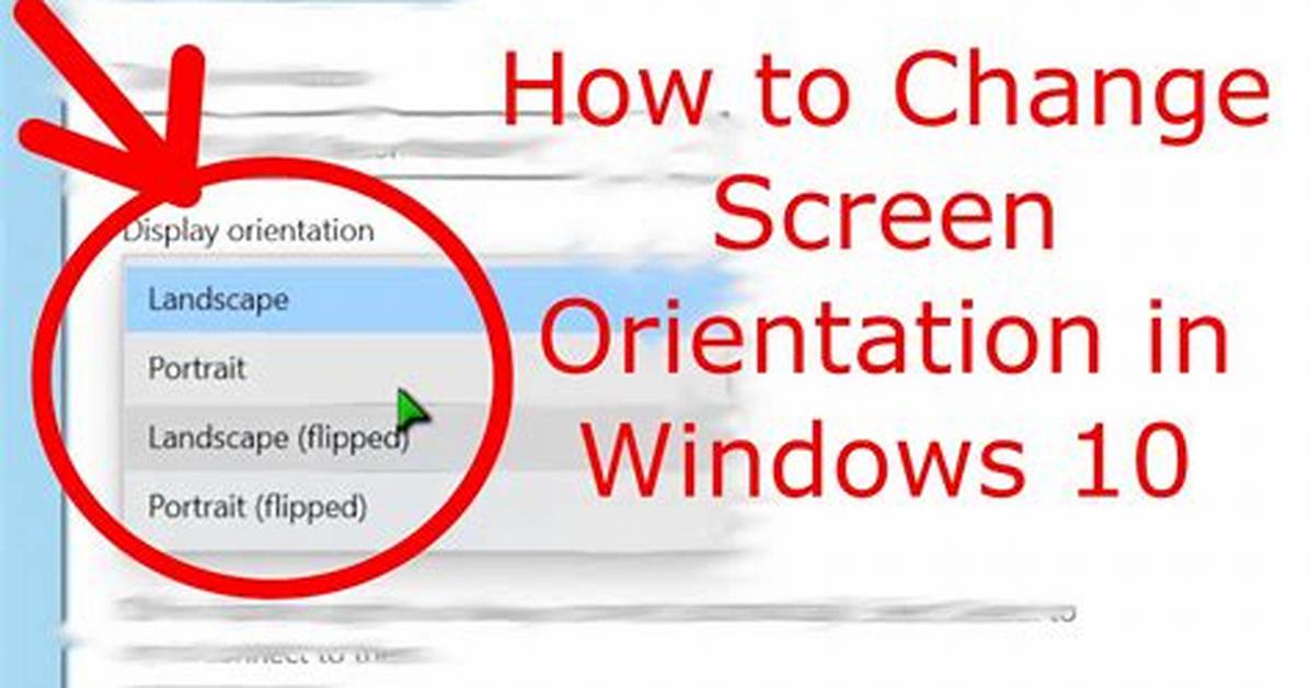 Why Change Screen Orientation?