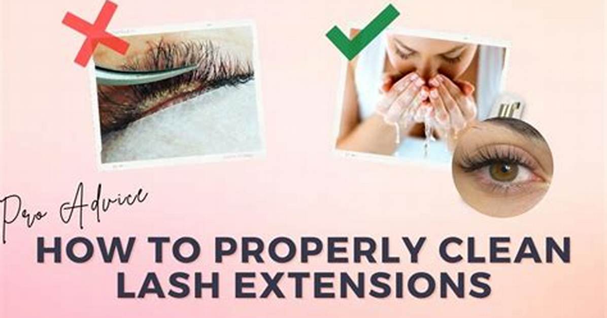 Why Clean Lash Extensions?