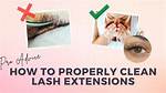 Why Clean Lash Extensions?