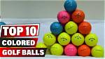 Why Colored Golf Balls?