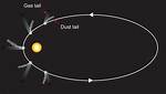 Why Comets Have Two Tails?