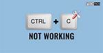 Why Ctrl C Not Working?