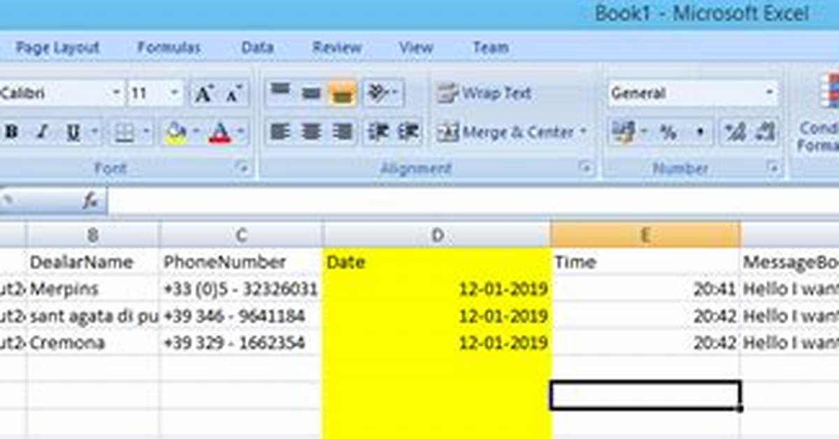 Why Date Format Gets Change While Exporting Data to Excel?