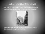 Why Did Blitz Start?