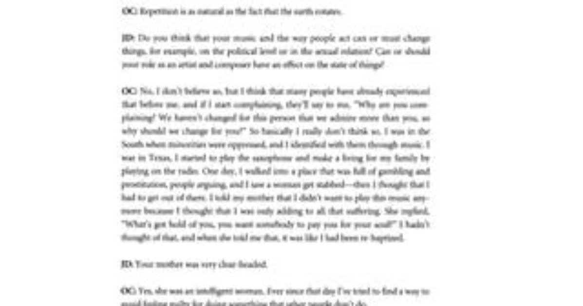 Why Did Improvisation Start?