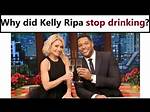 Why Did Ripa Quit Drinking?