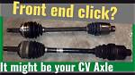 Why Do Axles Click?