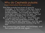 Why Do Cepheids Pulsate?
