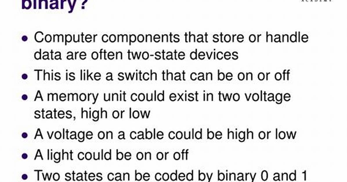Why Do Computers Use Binary?
