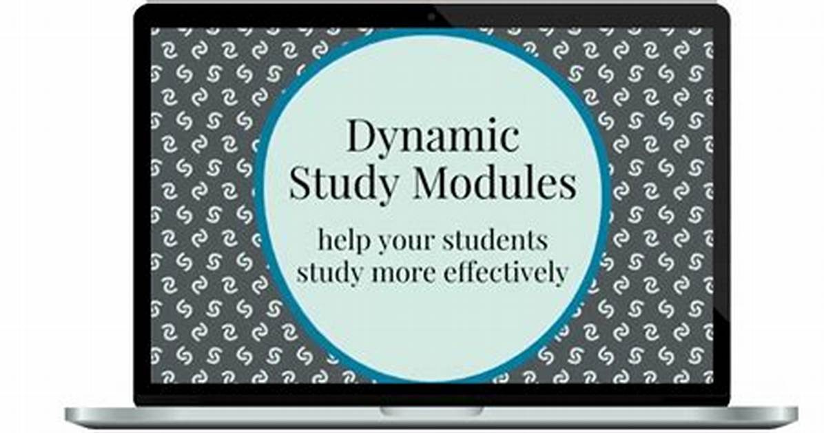 Why Do Dynamic Study Modules Assess a Student’s Confidence?