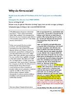 Why Do Firms Divesting?